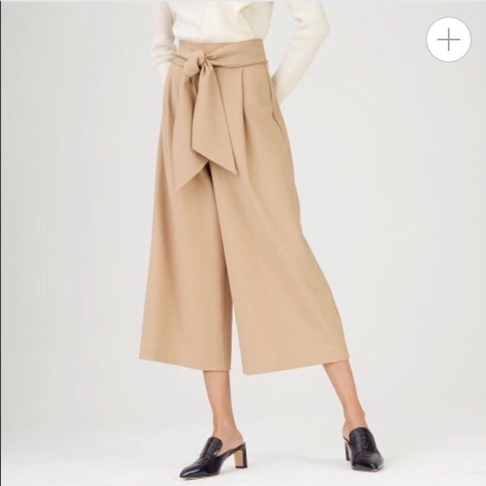 NWT Club Monaco Tan Wide Legged Pants, Size 2